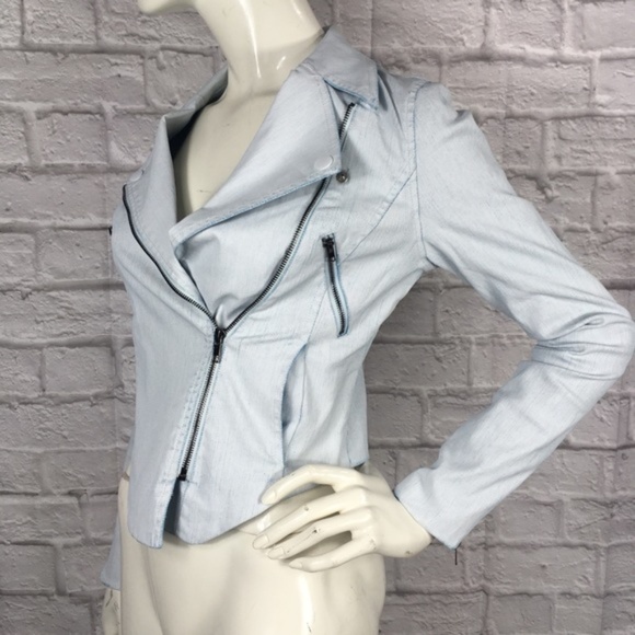 Funktional Coated Fitted Moto Jacket Asymmetrical - Picture 3 of 7